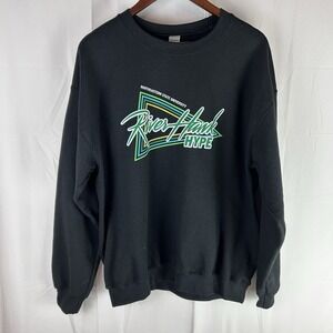 Northeastern State Riverhawks‎ Sweatshirt Black Men's Large NSU